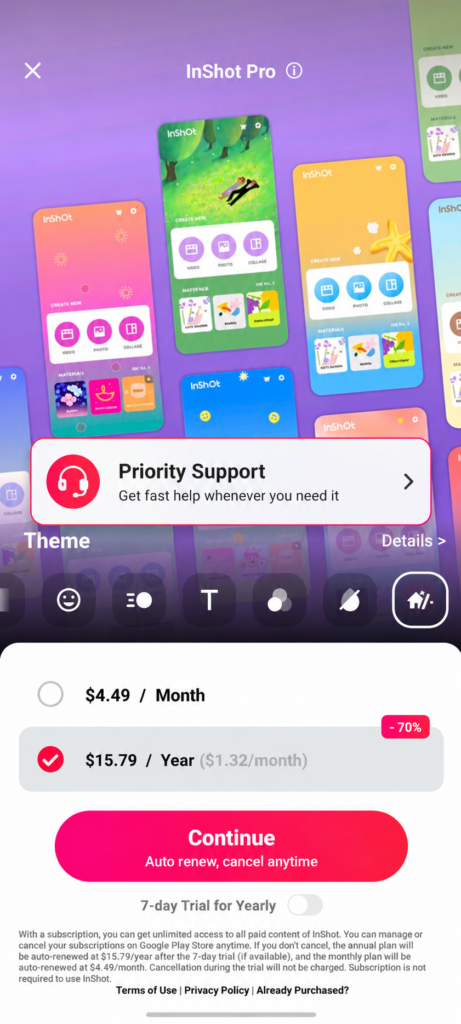 InShot Priority Support​