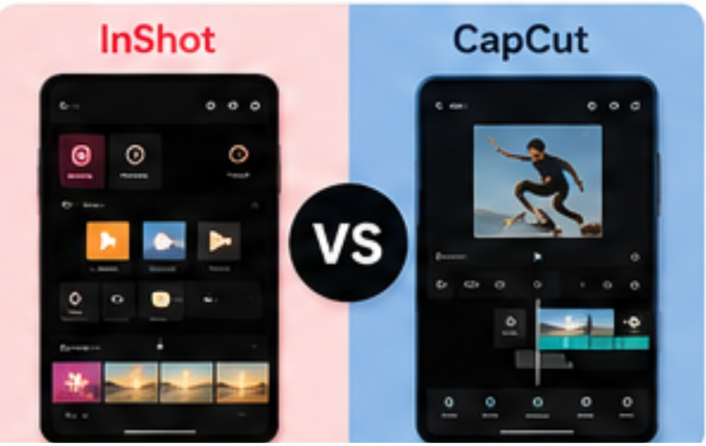 Inshot vs Capcut Interface