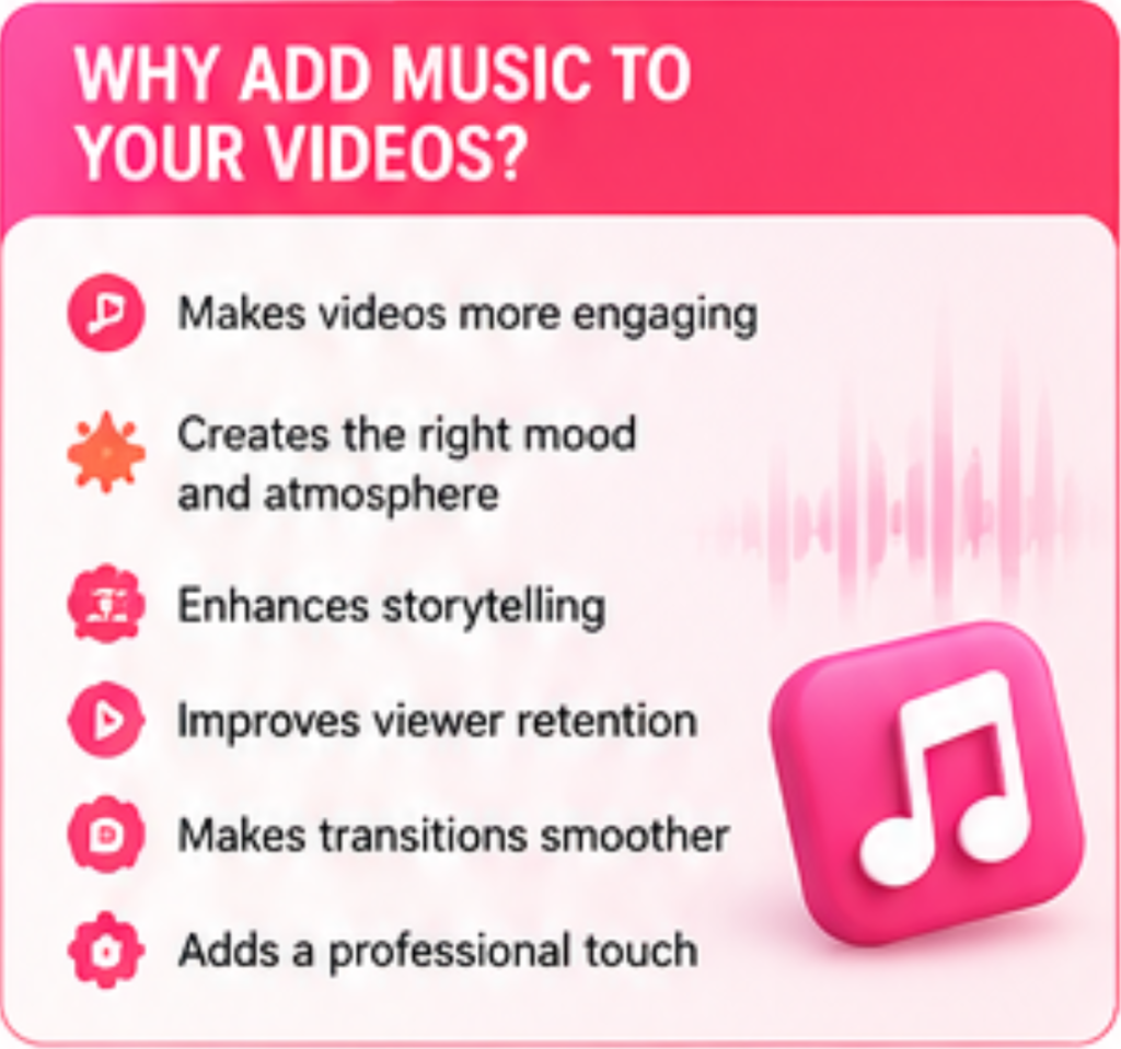 why add music to videos