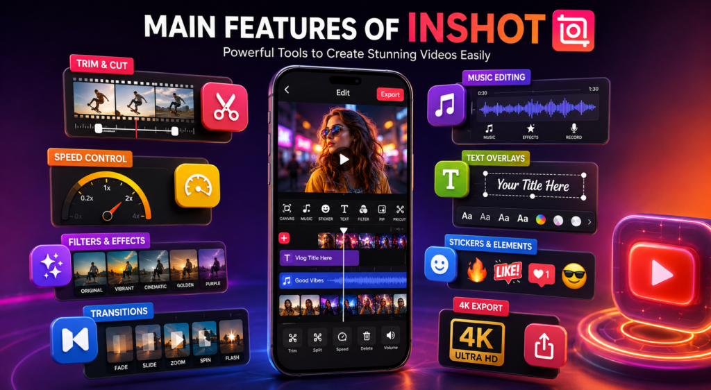 main featur of inshort 